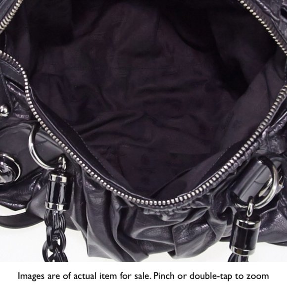 Gucci Genuine  Black Leather Bag Almost New - Picture 14 of 14